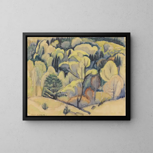 Neues Hampshire Gemälde - William Zorach — gerahmtes Bild an der Wand