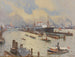 Hafen von Hamburg mit dem Cap Polonio und der Kehrwiederspitze - Willy Stwer — Ansicht des Kunstwerks