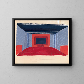 Winold Reiss - Design proposals for Puck Theater New York NY Interior perspective study.webp