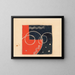 Croquis divers für Tischplatten aus Intarsien Design mit geometrischem Muster - Winold Reiss — gerahmtes Bild an der Wand