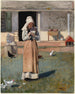 Ein krankes Huhn - Winslow Homer — Ansicht des Kunstwerks