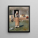 Ein krankes Huhn - Winslow Homer — gerahmtes Bild an der Wand