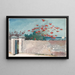 Ein Wand in Nassau - Winslow Homer — gerahmtes Bild an der Wand