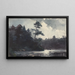Lac Adirondack - Winslow Homer — gerahmtes Bild an der Wand
