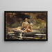 Nach der Jagd - Winslow Homer — gerahmtes Bild an der Wand