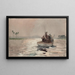 Pêche au bar en Floride - Winslow Homer — gerahmtes Bild an der Wand