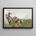 Beerenpflücker - Winslow Homer — gerahmtes Bild an der Wand