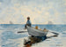 Jungen in einer Dories - Winslow Homer — Ansicht des Kunstwerks