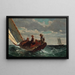 Brise montante Un vent favorable - Winslow Homer — gerahmtes Bild an der Wand