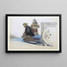 Passagiere auf dem Deck - Winslow Homer — gerahmtes Bild an der Wand