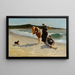 Adlerkopf Manchester Massachusetts Flut - Winslow Homer — gerahmtes Bild an der Wand