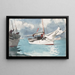 Bateaux de pêche à Key West - Winslow Homer — gerahmtes Bild an der Wand