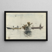 Vier Boote mit Kindern - Winslow Homer — gerahmtes Bild an der Wand