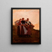 Hört die Lerche - Winslow Homer — gerahmtes Bild an der Wand