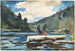 Exploitation forestière sur le fleuve Hudson - Winslow Homer — Ansicht des Kunstwerks