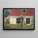 Im Garten Rustikaler Hof - Winslow Homer — gerahmtes Bild an der Wand