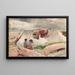 Indianisches Camp Gemälde Roberval PQ - Winslow Homer — gerahmtes Bild an der Wand