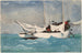 Key West, levée de l'ancre - Winslow Homer — Ansicht des Kunstwerks