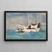 Key West, levée de l'ancre - Winslow Homer — gerahmtes Bild an der Wand