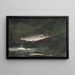 Springender Forelle - Winslow Homer — gerahmtes Bild an der Wand