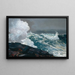 Vent du nord-est - Winslow Homer — gerahmtes Bild an der Wand