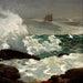auf einer geschützten Küste - Winslow Homer — Ansicht des Kunstwerks