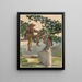 auf dem Zaun - Winslow Homer — gerahmtes Bild an der Wand