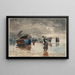 Sur le sable - Winslow Homer — gerahmtes Bild an der Wand
