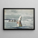 Brochet, Lac Saint-Jean, Angeln auf die Ouananiche - Winslow Homer — gerahmtes Bild an der Wand