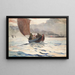 Rückkehr der Fischerboote - Winslow Homer — gerahmtes Bild an der Wand