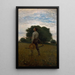 Der Gesang der Lerche - Winslow Homer — gerahmtes Bild an der Wand