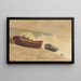 Sturm an der englischen Küste - Winslow Homer — gerahmtes Bild an der Wand
