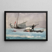 Rangement de la voile - Winslow Homer — gerahmtes Bild an der Wand