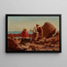 Die Bootsbauer - Winslow Homer — gerahmtes Bild an der Wand