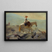 Der Pfad der Zügel Weiße Berge - Winslow Homer — gerahmtes Bild an der Wand