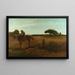 La herse à brosse Frühling - Winslow Homer — gerahmtes Bild an der Wand