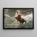 Die Lebenslinie - Winslow Homer — gerahmtes Bild an der Wand