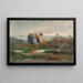 Die Muschelsammler - Winslow Homer — gerahmtes Bild an der Wand