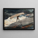 Le Portage - Winslow Homer — gerahmtes Bild an der Wand