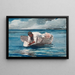 L'éventail d'eau - Winslow Homer — gerahmtes Bild an der Wand