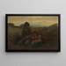 Die Jungen mit Wassermelone - Winslow Homer — gerahmtes Bild an der Wand
