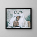 Zwei Damen - Winslow Homer — gerahmtes Bild an der Wand