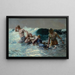 Rücklauf - Winslow Homer — gerahmtes Bild an der Wand