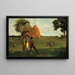 Absetzen des Kälbchens - Winslow Homer — gerahmtes Bild an der Wand