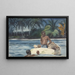Taucher der Westindischen Inseln - Winslow Homer — gerahmtes Bild an der Wand
