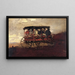 Chariot de la montagne blanche - Winslow Homer — gerahmtes Bild an der Wand