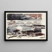 Fluss im Wald - Winslow Homer — gerahmtes Bild an der Wand