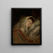 Portrait von Aniela Geppert - Witold Pruszkowski — gerahmtes Bild an der Wand