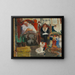 Marionetten - Witold Wojtkiewicz — gerahmtes Bild an der Wand