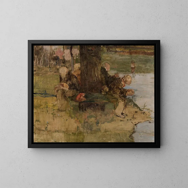 Vegetation - Witold Wojtkiewicz — gerahmtes Bild an der Wand